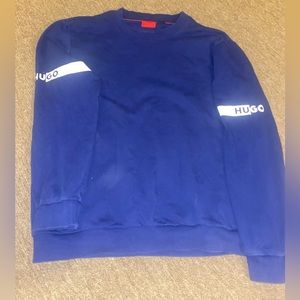 Men blue Hugo boss sweatshirt